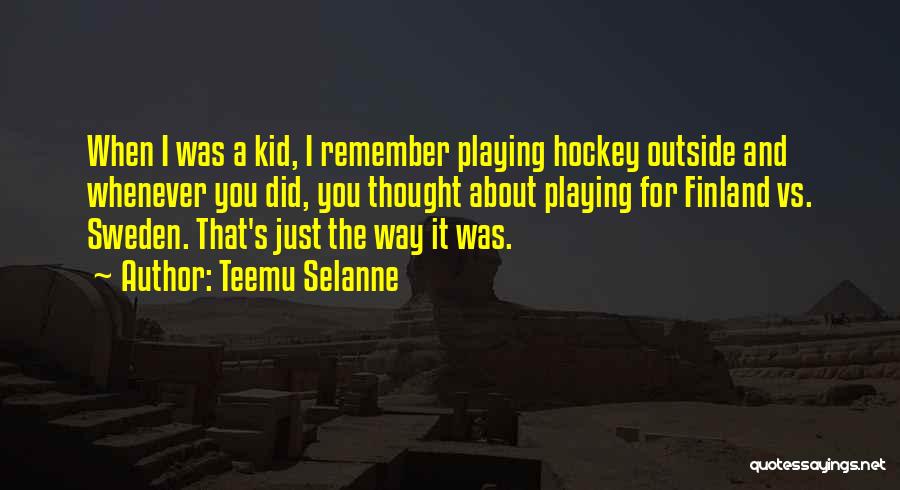 It's You Vs You Quotes By Teemu Selanne