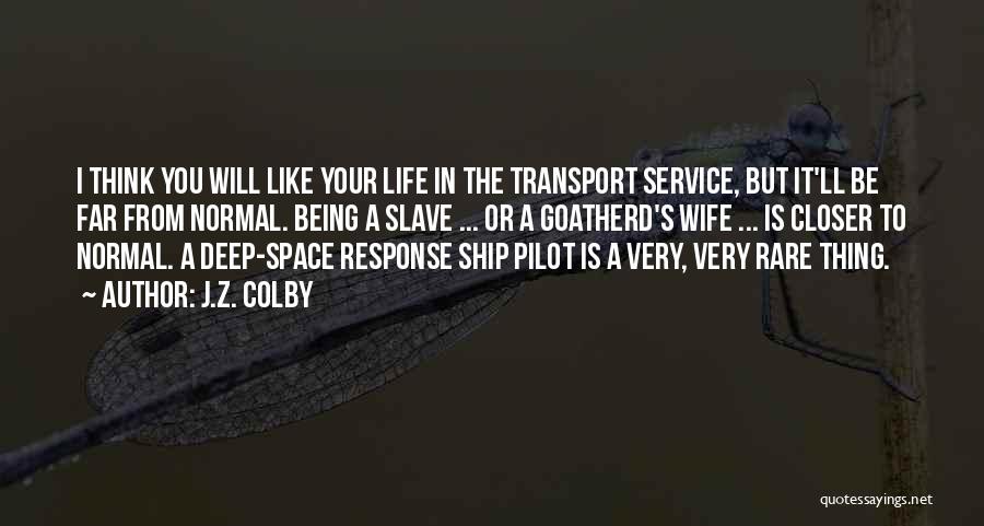 It's Your Ship Quotes By J.Z. Colby