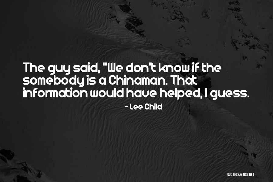 Itselfe Quotes By Lee Child Itselfe Quotes By Lee Child