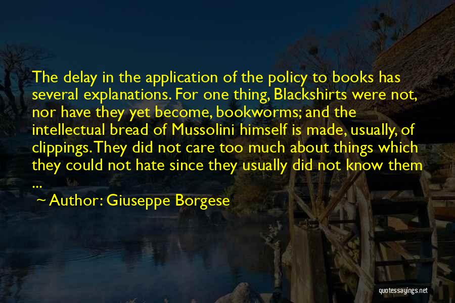 Iubest Quotes By Giuseppe Borgese