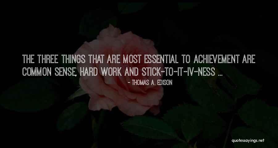 Iv Quotes By Thomas A. Edison Iv Quotes By Thomas A. Edison