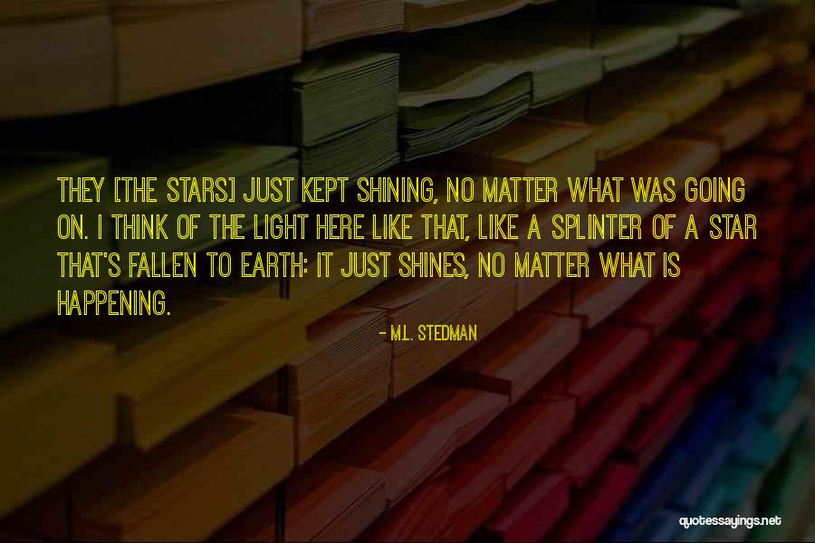 Ivaini Quotes By M.L. Stedman Ivaini Quotes By M.L. Stedman