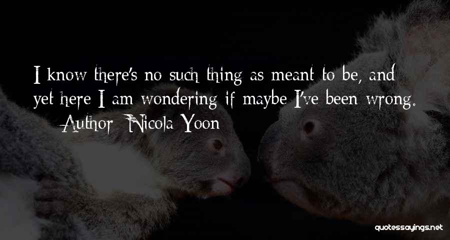 I've Been There Quotes By Nicola Yoon