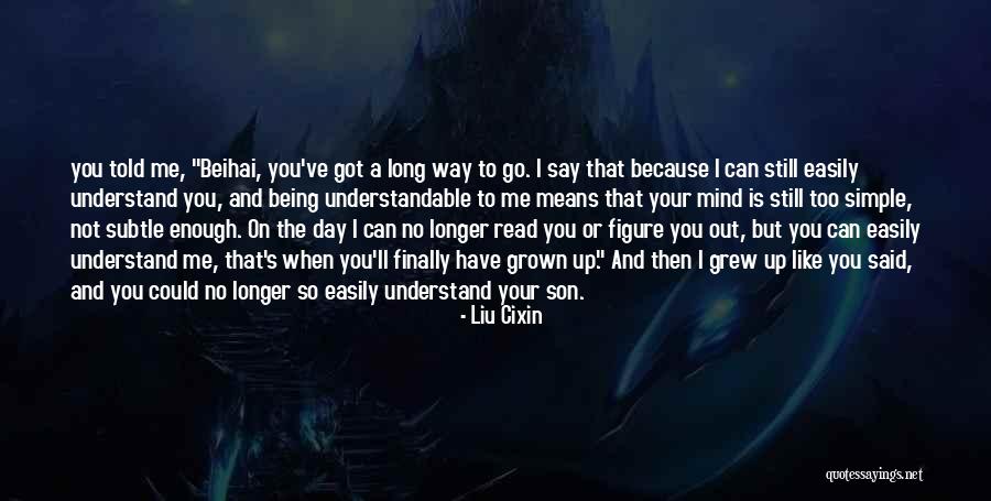 I've Grew Up Quotes By Liu Cixin