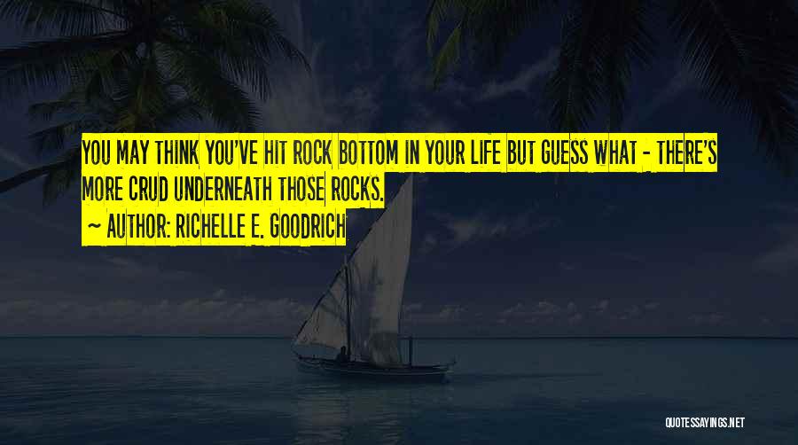 I've Hit Rock Bottom Quotes By Richelle E. Goodrich