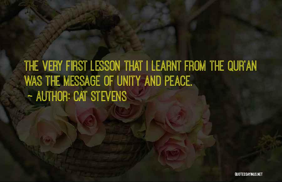 I've Learnt My Lesson Quotes By Cat Stevens