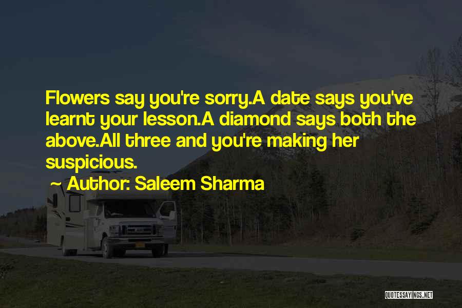 I've Learnt My Lesson Quotes By Saleem Sharma