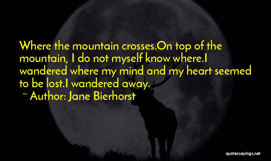 I've Lost My Mind Quotes By Jane Bierhorst