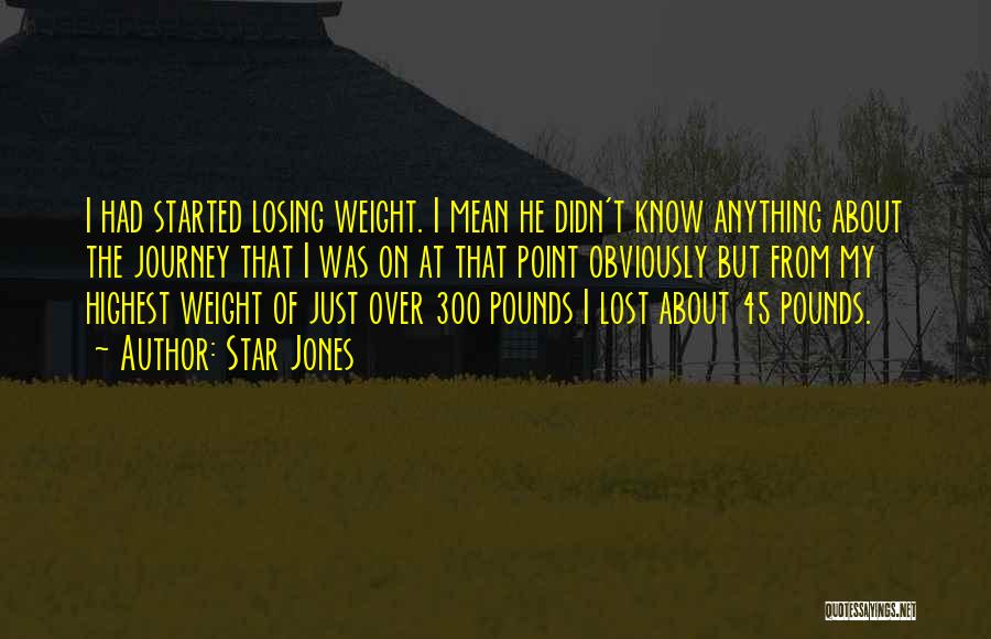 I've Lost Weight Quotes By Star Jones