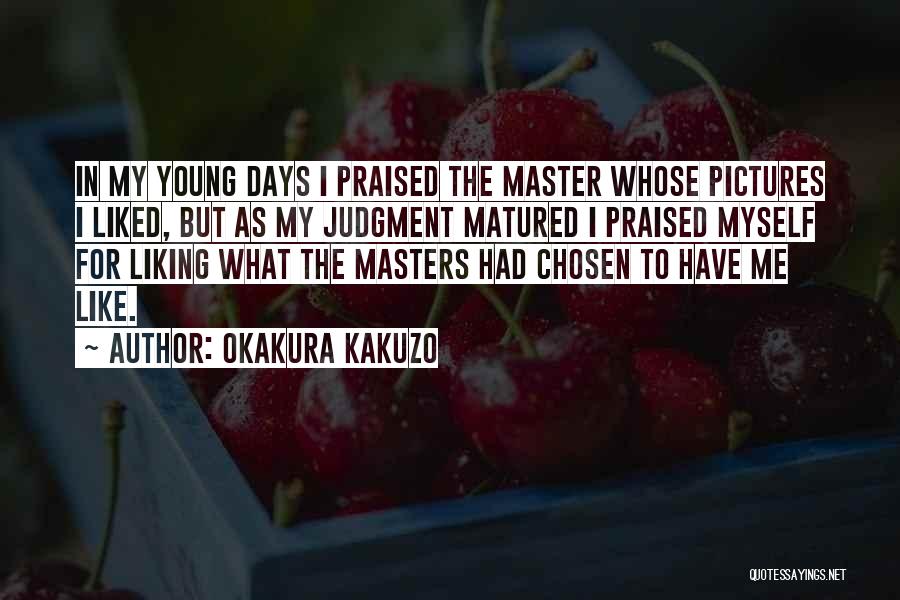 I've Matured Quotes By Okakura Kakuzo