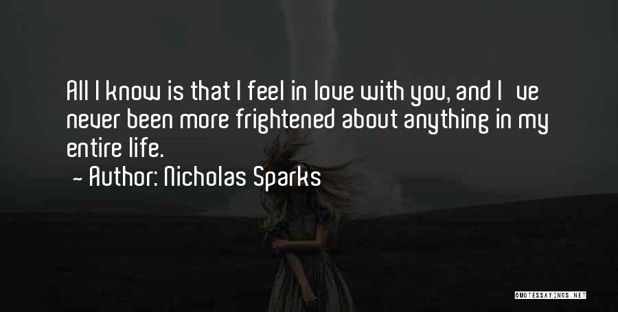 I've Never Been In Love Quotes By Nicholas Sparks