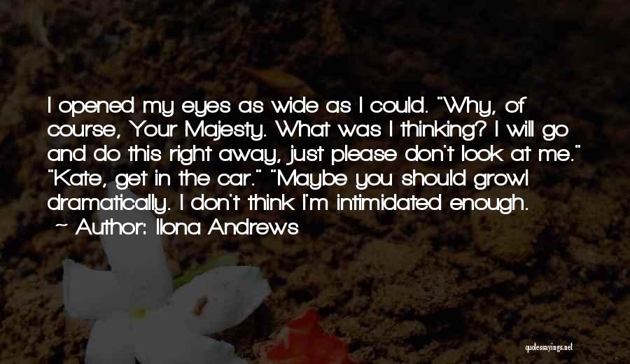 I've Opened My Eyes Quotes By Ilona Andrews