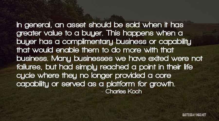 I've Reached A Point In My Life Quotes By Charles Koch I've Reached A Point In My Life Quotes By Charles Koch