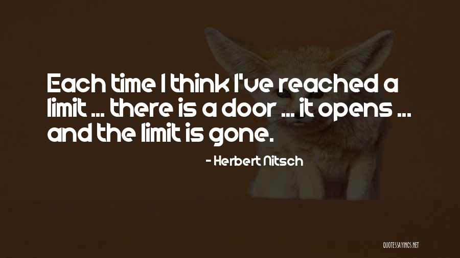 I've Reached My Limit Quotes By Herbert Nitsch