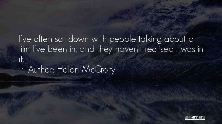 I've Realised Quotes By Helen McCrory