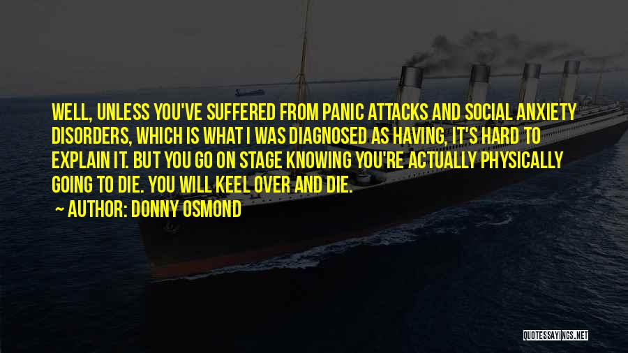 I've Suffered Quotes By Donny Osmond
