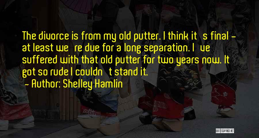 I've Suffered Quotes By Shelley Hamlin