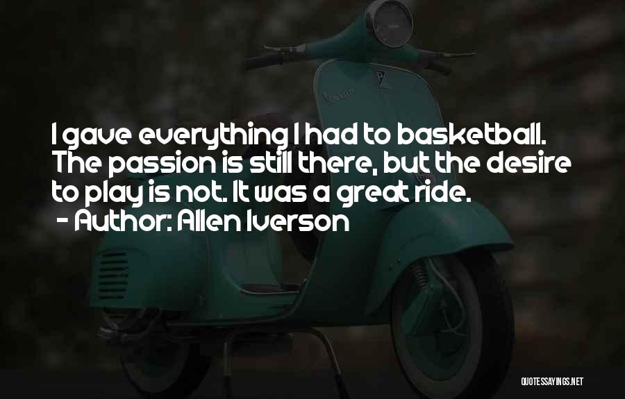 Iverson Basketball Quotes By Allen Iverson