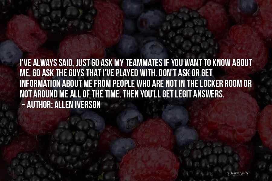 Iverson Quotes By Allen Iverson