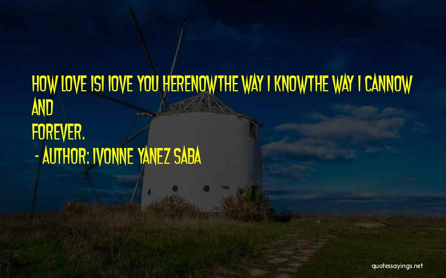 Ivonne Yanez Saba Quotes 1287765