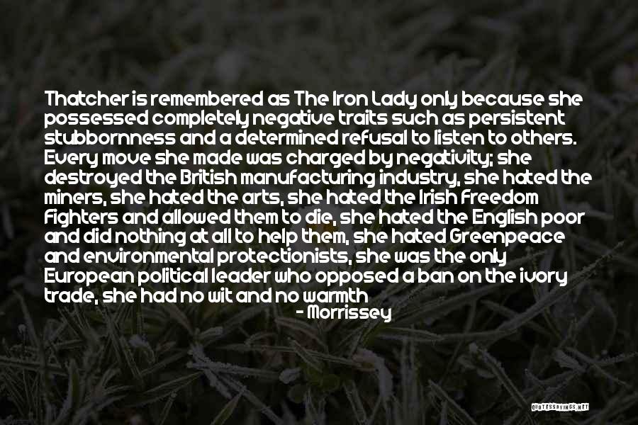 Ivory Trade Quotes By Morrissey