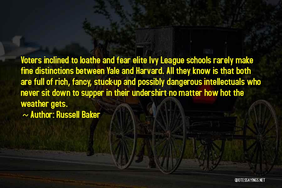 Ivy League Quotes By Russell Baker