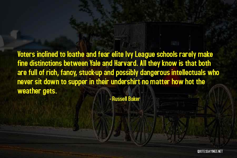 Ivy League Quotes By Russell Baker