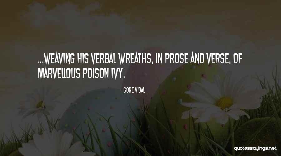 Ivy Quotes By Gore Vidal