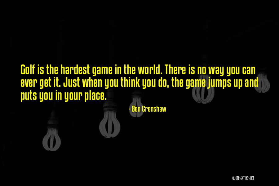 Iwan Simatupang Quotes By Ben Crenshaw Iwan Simatupang Quotes By Ben Crenshaw