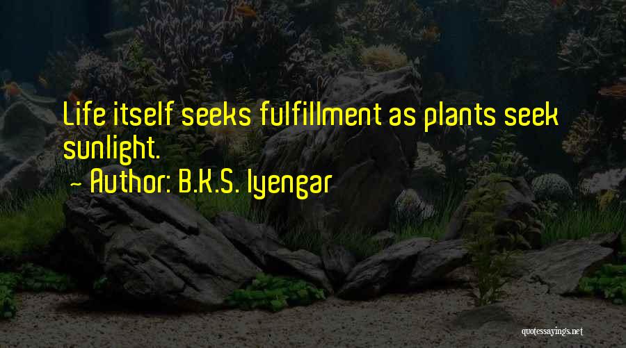 Iyengar Quotes By B.K.S. Iyengar