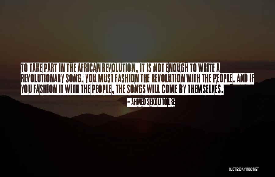 Izabel Araujo Quotes By Ahmed Sekou Toure Izabel Araujo Quotes By Ahmed Sekou Toure