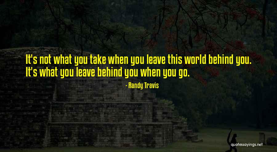 Izanagis Burden Quotes By Randy Travis Izanagis Burden Quotes By Randy Travis