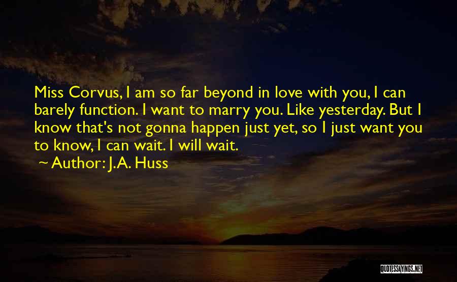 J.A. Huss Quotes 257443