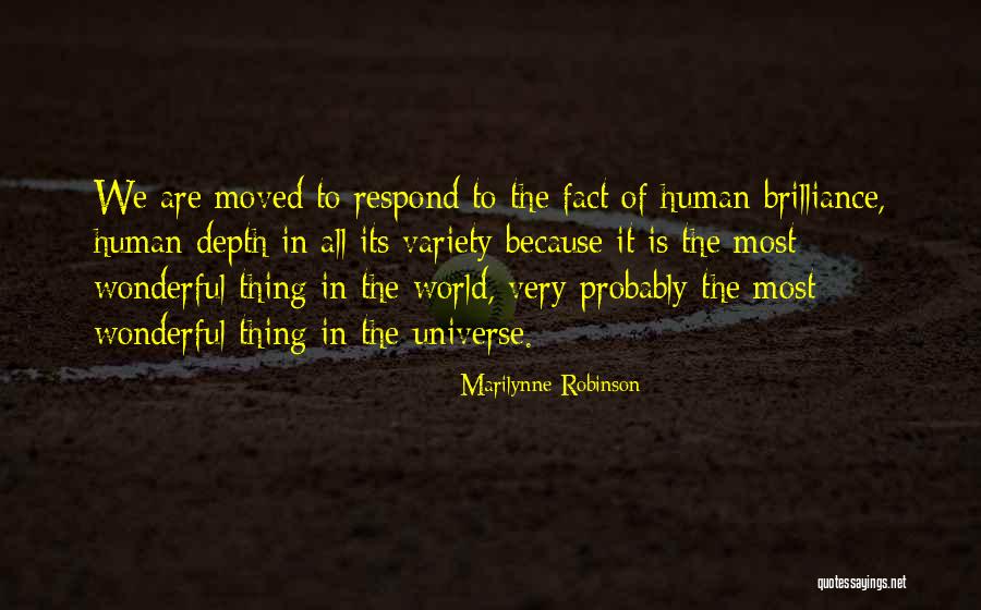 J A T Robinson Quotes By Marilynne Robinson