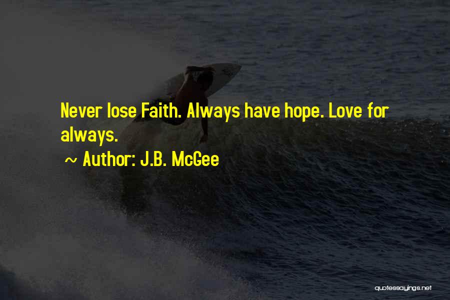 J.B. McGee Quotes 283836