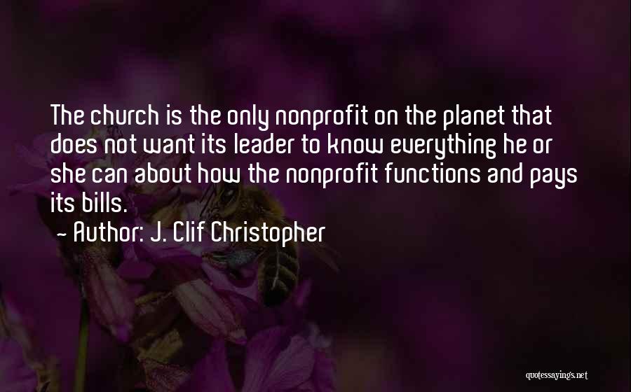 J. Clif Christopher Quotes 867010