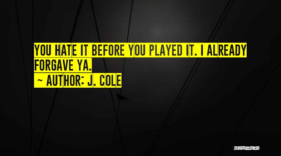 J. Cole Quotes 124550