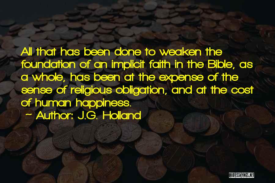 J.G. Holland Quotes 1616666