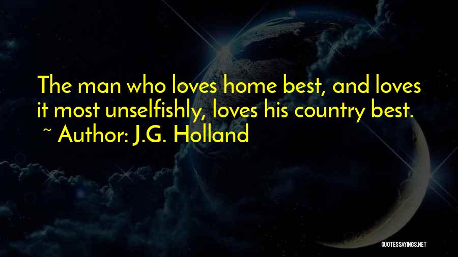 J.G. Holland Quotes 851744
