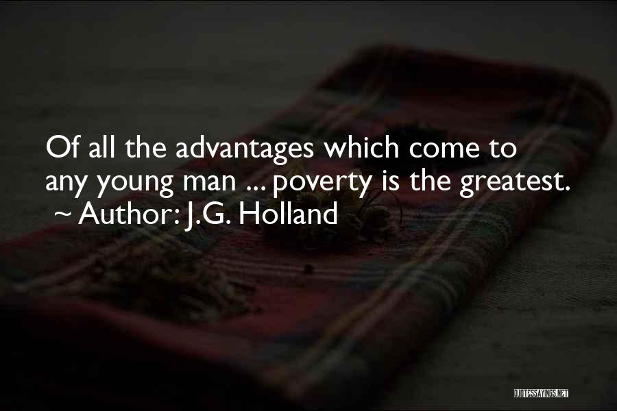 J.G. Holland Quotes 87659