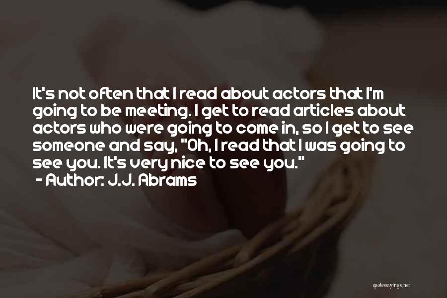 J.J. Abrams Quotes 1029082