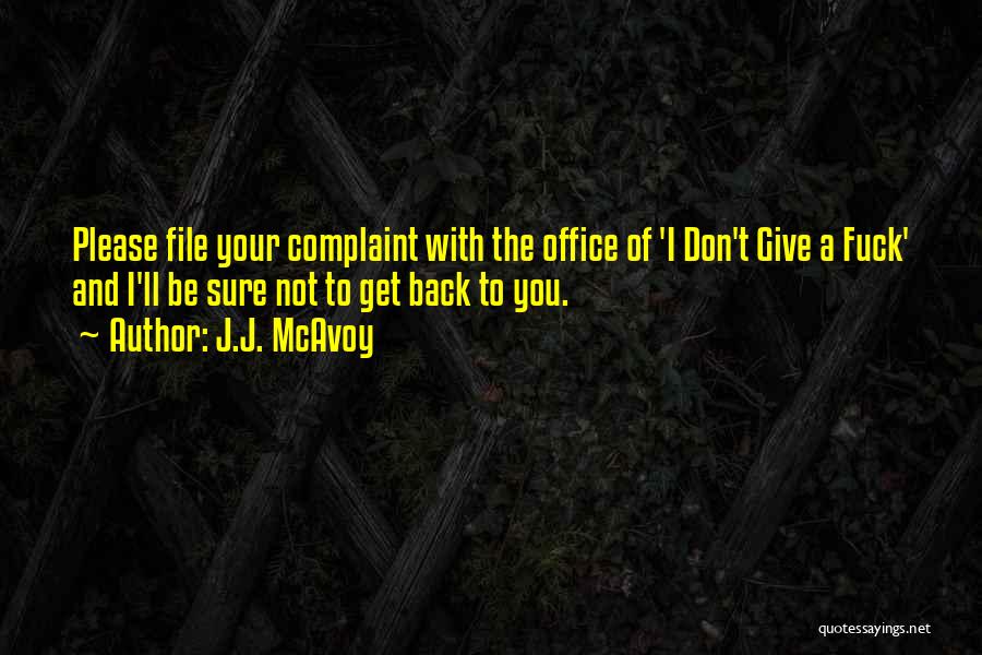 J.J. McAvoy Quotes 1069465