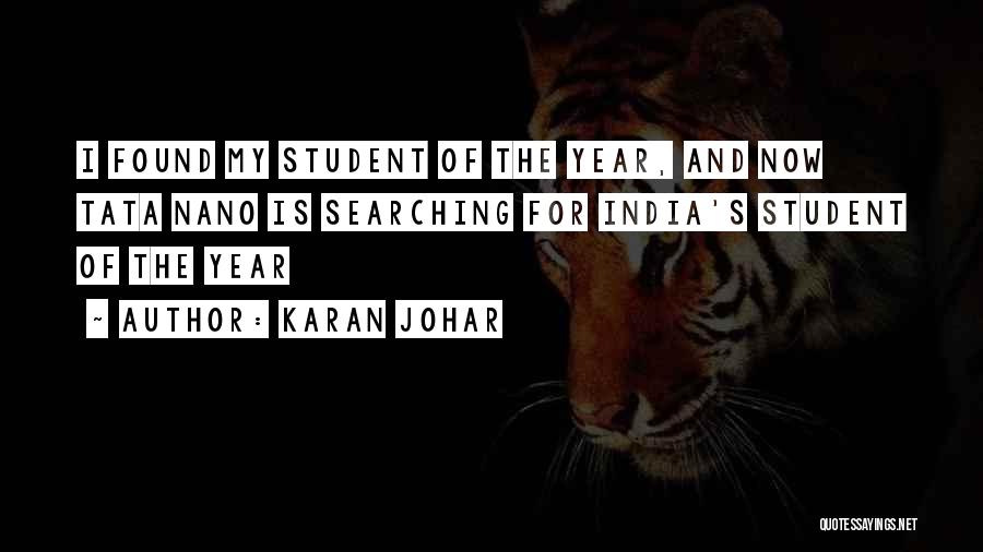 J N Tata Quotes By Karan Johar