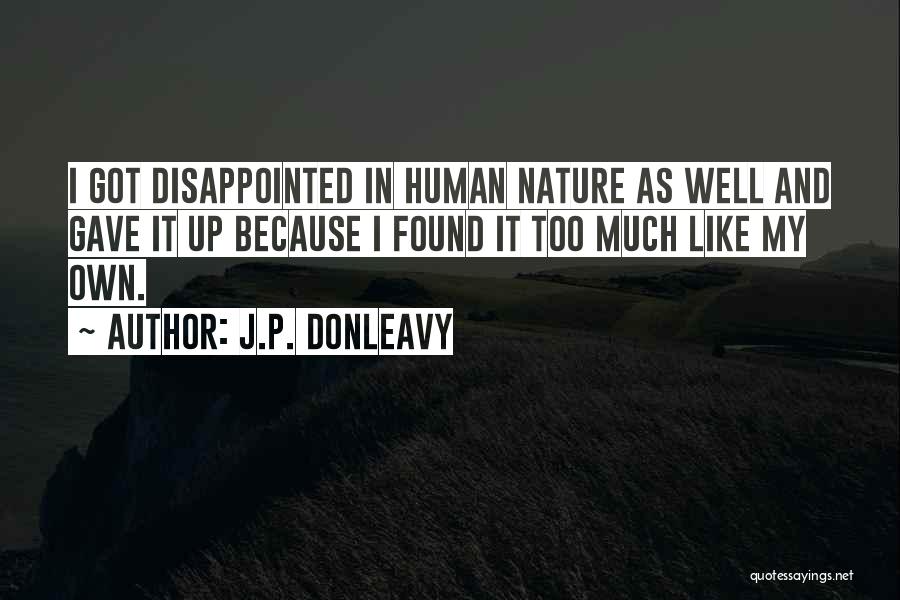 J.P. Donleavy Quotes 1038554