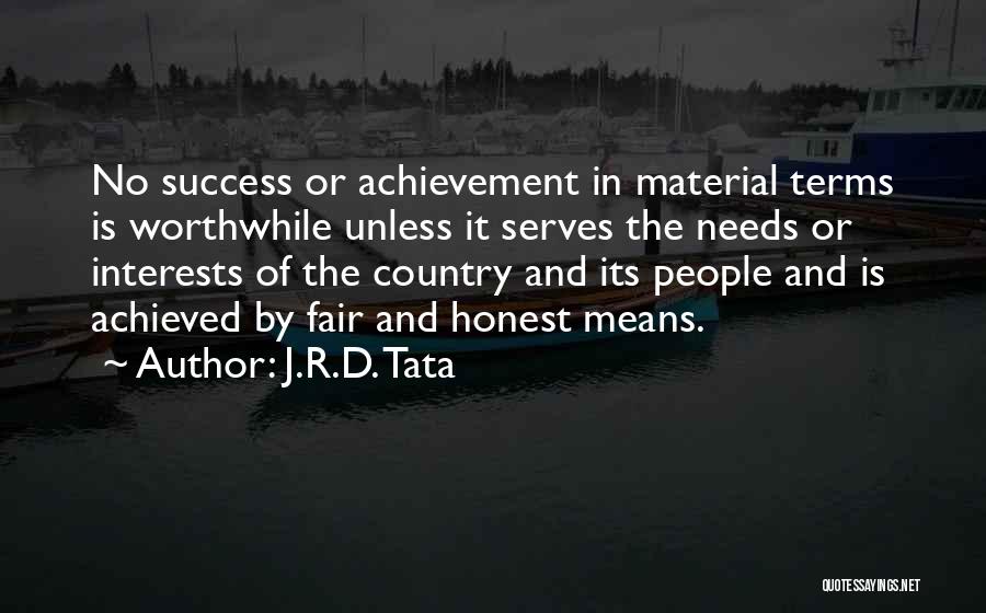 J.R.D. Tata Quotes 1944843