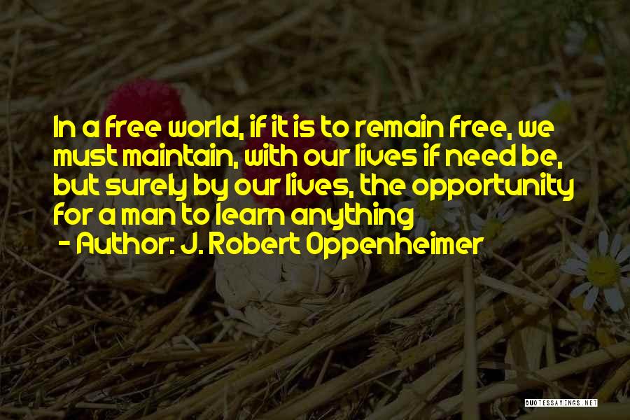 J. Robert Oppenheimer Quotes 457123