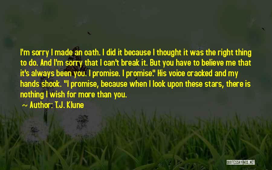 J Stars Quotes By T.J. Klune