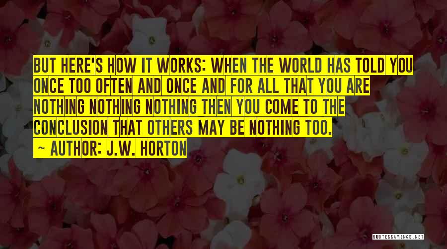 J.W. Horton Quotes 988628