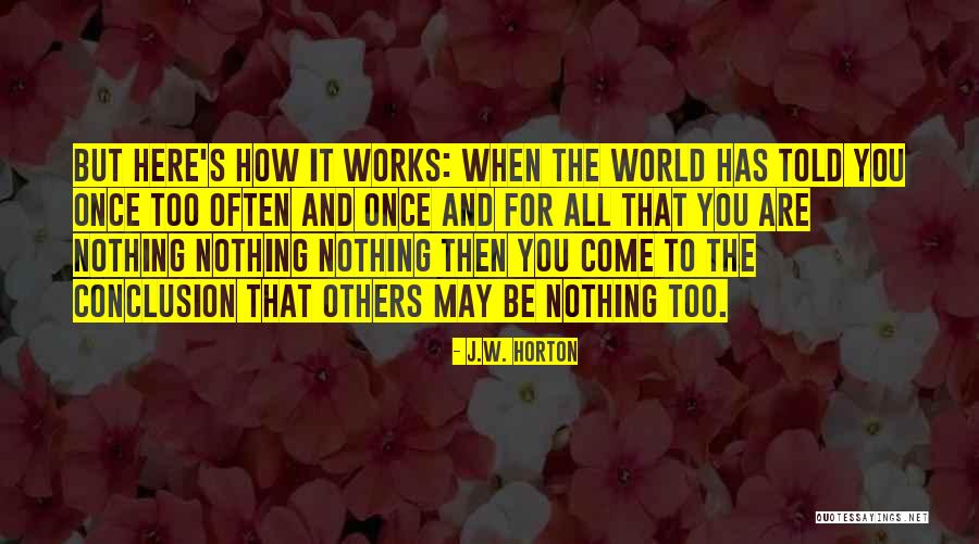 J.W. Horton Quotes 988628