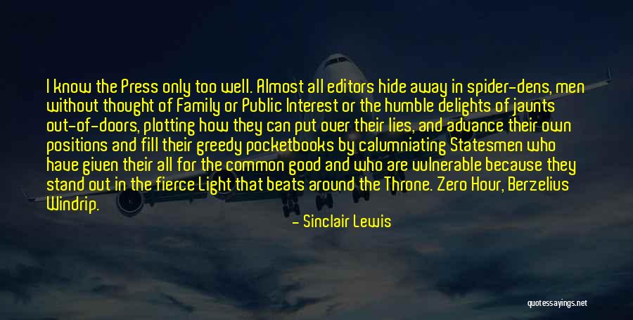 Jabatan Alam Quotes By Sinclair Lewis Jabatan Alam Quotes By Sinclair Lewis
